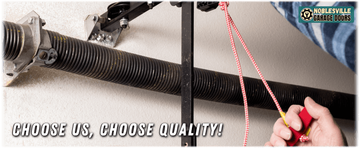 Broken Garage Door Spring Noblesville